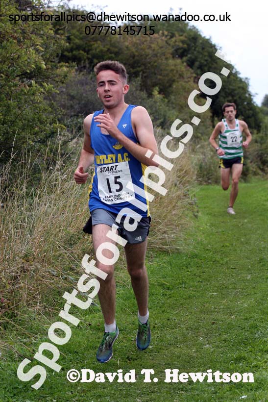 Senior mens relay Sunderland Harriers Open Cross Country. Photo: David T. Hewitson/Sports for All Pics